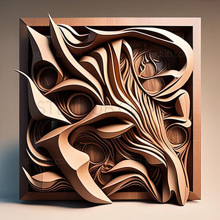 3D model st abstract art (STL)